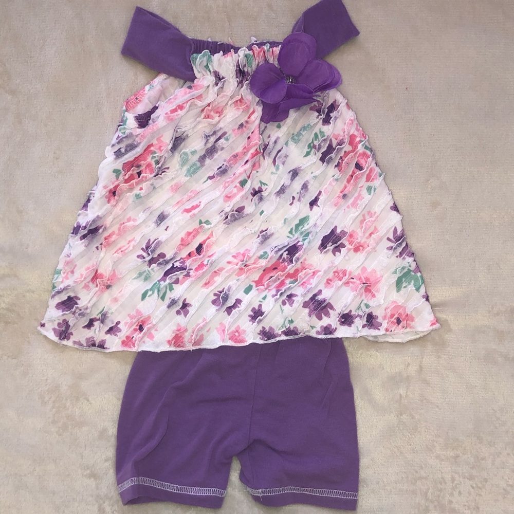 Shirt with shorts